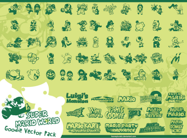 Super Mario Mary Vector 